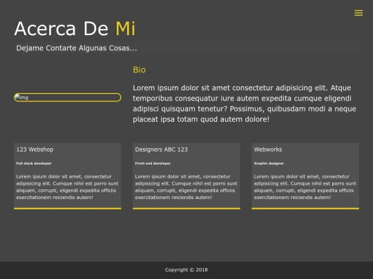 portfolio/acerca screenshot