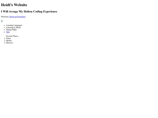 index screenshot