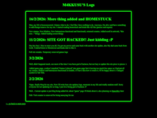 logs screenshot