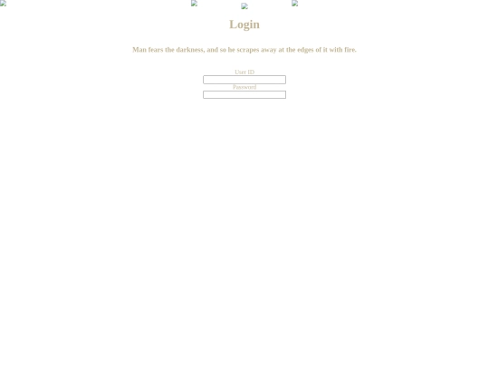 login screenshot