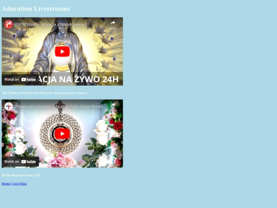 livestreams screenshot