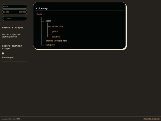 sitemap screenshot