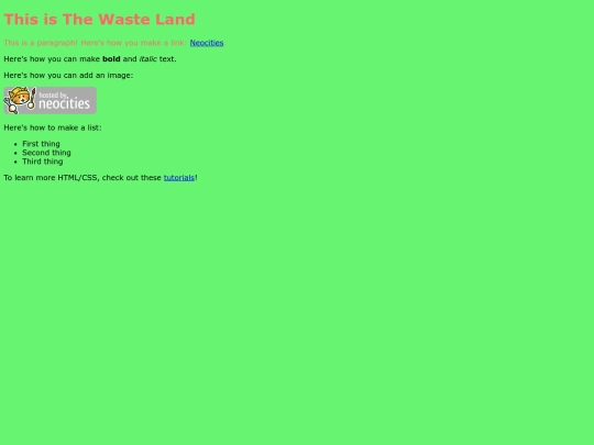 index screenshot