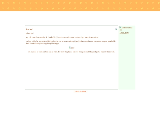 blog screenshot