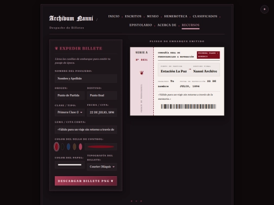 pasajes screenshot