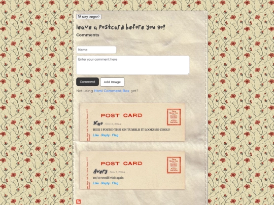 guestbook screenshot