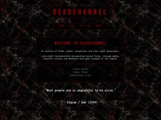 index screenshot