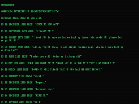 blog screenshot