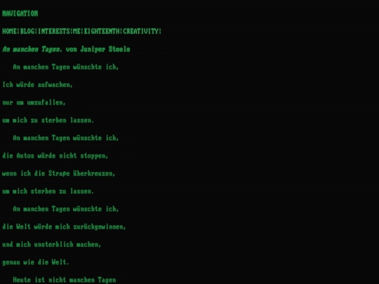 creativef/Dichtkunst/Manchmal screenshot