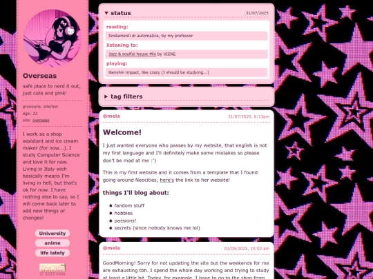 index screenshot