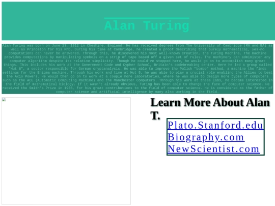AlanTuring screenshot