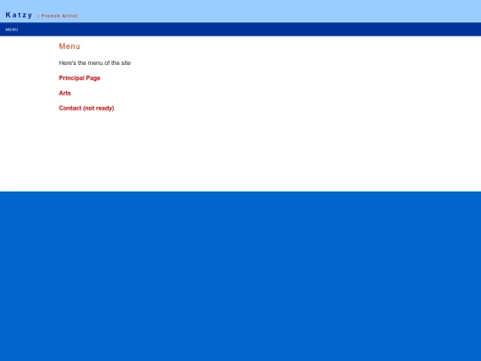 menu screenshot