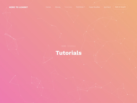tutorials screenshot