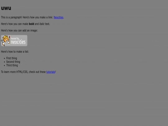 index screenshot