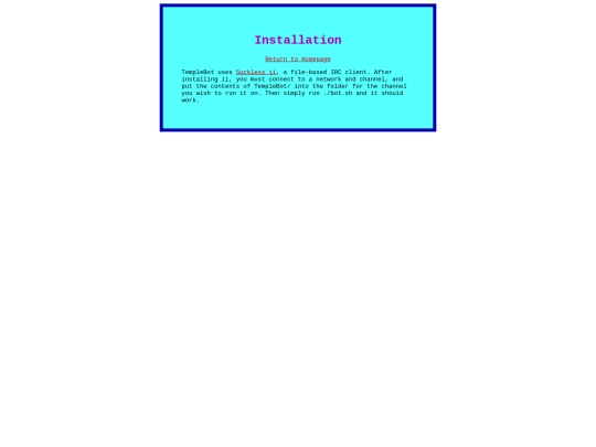 install screenshot