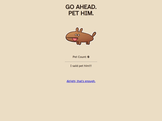 misc/pet-the-dog screenshot