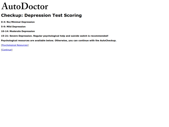 checkup/checkup31 screenshot