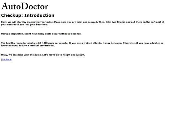 checkup/checkup4 screenshot