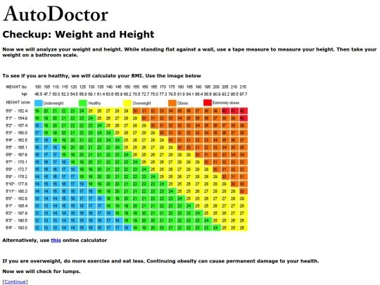 checkup/checkup5 screenshot