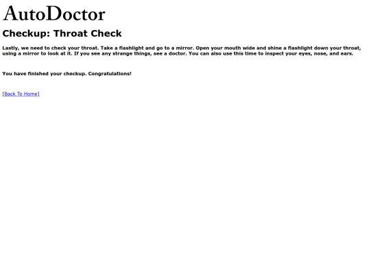 checkup/checkup7 screenshot
