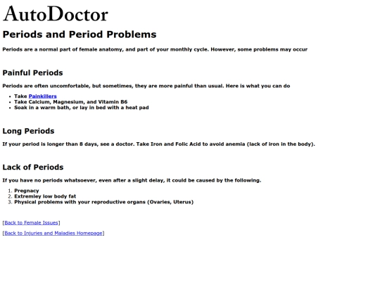 injuries/females/periods screenshot