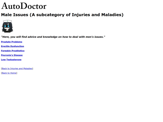 injuries/males/males screenshot