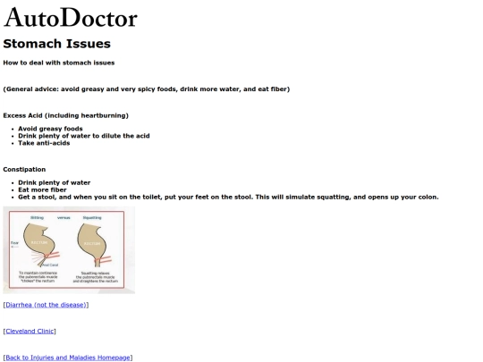 injuries/stomachissues screenshot