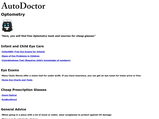optometry screenshot