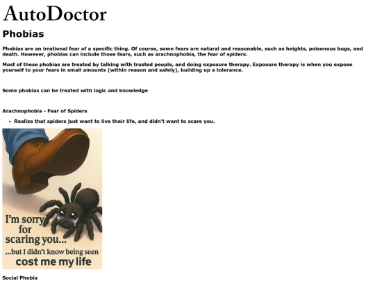 psych/phobias screenshot