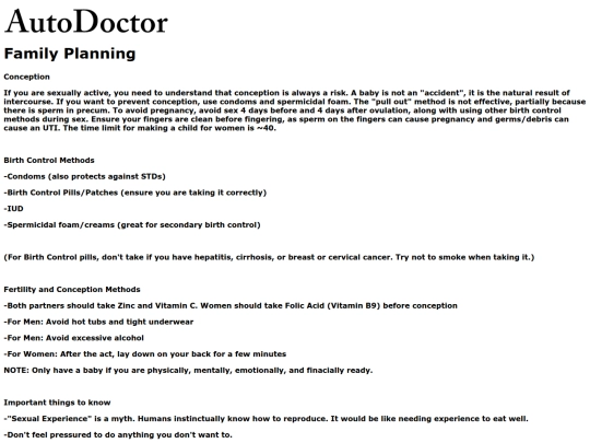 takingcare/familyplanning screenshot