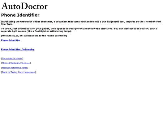 takingcare/phoneidentifier screenshot
