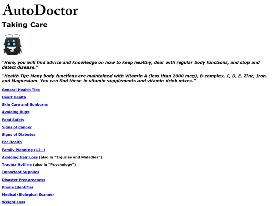 takingcare/takingcare screenshot