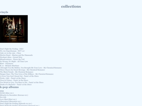 collections screenshot