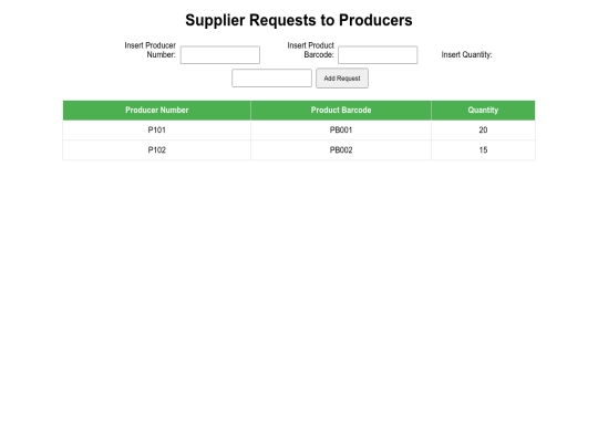 SuppliersRequestsToProducers screenshot
