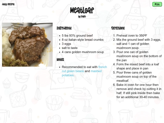 recipe-pages/meatloaf screenshot