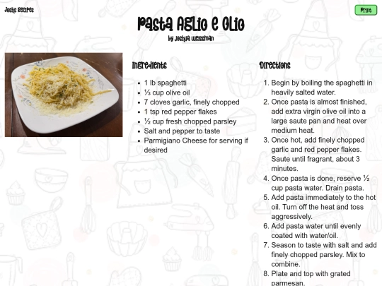 recipe-pages/pasta-aglio-e-olio screenshot