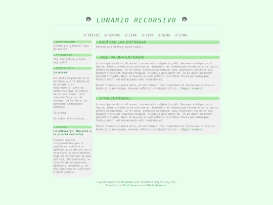 blog screenshot