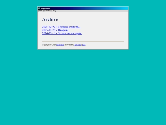 blog/archive screenshot