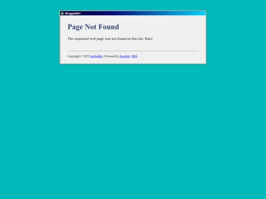 blog/not_found screenshot