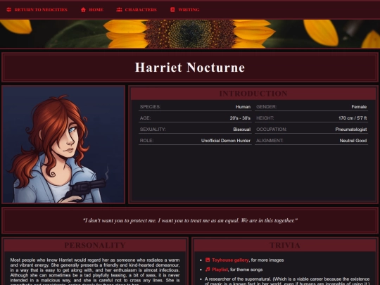 character/harriet screenshot