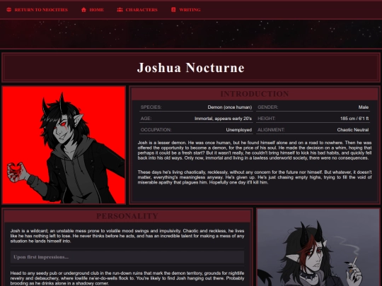 character/joshua screenshot