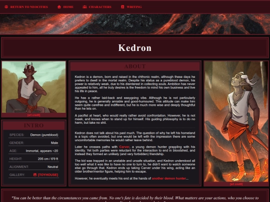 character/kedron screenshot