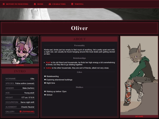 character/oliver screenshot