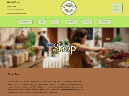 Shop screenshot