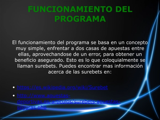 funcionamiento screenshot