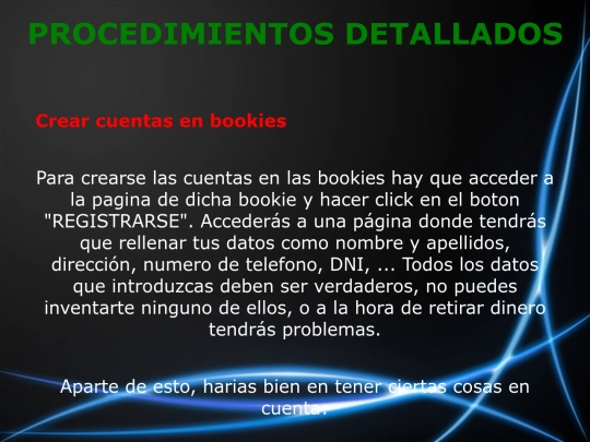 procedimientos screenshot