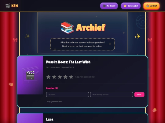 archief screenshot