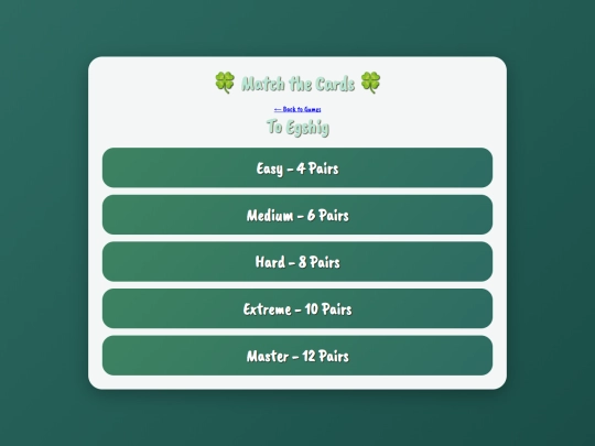 Games/Matching_cards screenshot