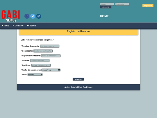 register screenshot