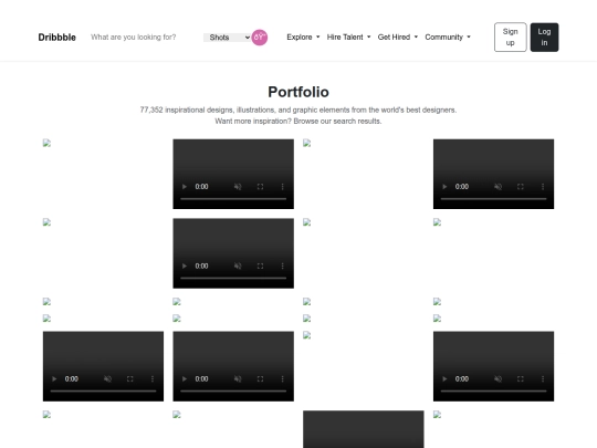 Portfolio screenshot